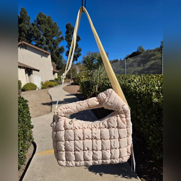 Sol and Selene Radiance Quilted Puffer Nylon Crossbody Bag - Picture 3 of 7